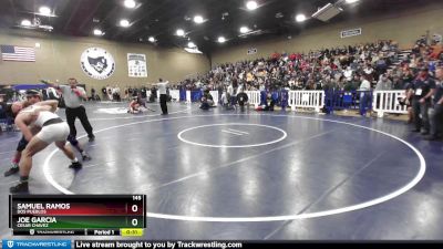 145 lbs Cons. Round 2 - Samuel Ramos, Dos Pueblos vs Joe Garcia, Cesar Chavez