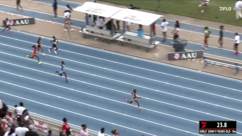 Youth Girls' 200m, Finals 8 - Age 9