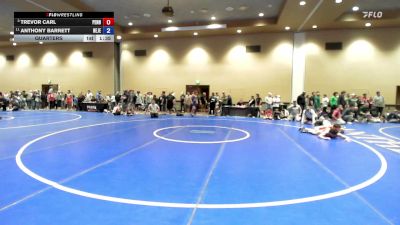 144 lbs Quarters - Trevor Carl, Pennsylvania vs Anthony Barrett, New Jersey