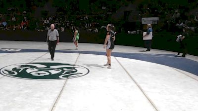Girls 145 lbs Semifinal - Neviah Varela-Marquez, Sandia vs Jacky Castille, Las Cruces