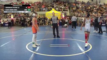 90 lbs Champ. Round 2 - Liam Jones NW3, Edison Charger Wrestling Club vs Jeremiah Payne C2, Q WRESTLING