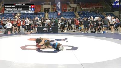 120 lbs Champ. Rd Of 256 - Ben Wagner, ND vs Teequavious Mills, GA