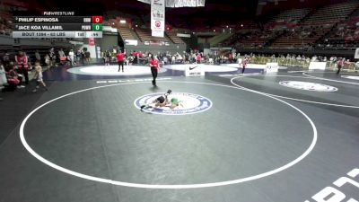 63 lbs Semis - Jace Koa Villamil, Poway Wrestling vs Philip Espinosa, Rough House Wrestling