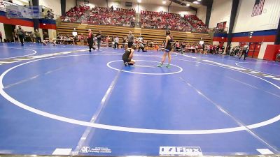 100 lbs Rr Rnd 1 - Channing Wheeler, R.A.W. vs Montanna Eubanks, Sallisaw Takedown Club