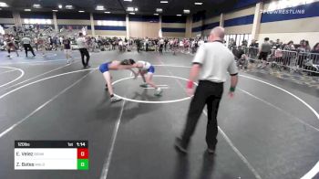 120 lbs Round Of 16 - Evan Velez, Brawley Union HS vs Zachary Bates, Walden Grove HS