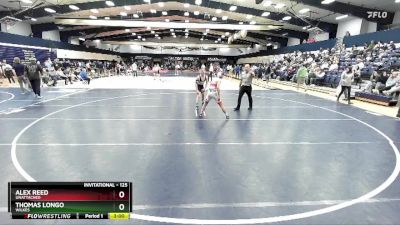 125 lbs Cons. Round 4 - Alex Reed, Unattached vs Thomas Longo, Wilkes