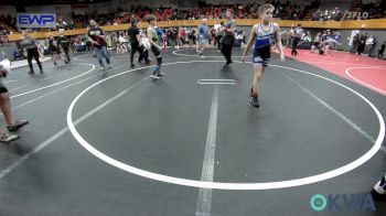 96 lbs Semifinal - Braylon Oliver, Harrah Little League Wrestling vs Shelby Kennedy, Tuttle Wrestling Club