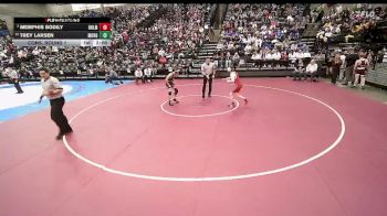 3A 120 lbs Cons. Round 1 - Trey Larsen, Morgan vs Memphis Bodily, Ben Lomond