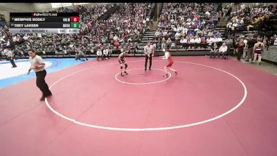 3A 120 lbs Cons. Round 1 - Trey Larsen, Morgan vs Memphis Bodily, Ben Lomond