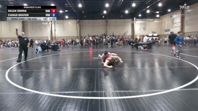 190 lbs Quarterfinal - Julian Sierra, Christopher Columbus-Miami vs Ciaran Braton, Spartan RTC @LHP
