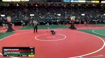 85 lbs Cons. Semi - Hayden Piovarchy, ROGA vs Krimsyn Kostoff, CWWA