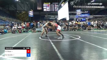 182 lbs Cons 32 #1 - Hasnat Raza, Texas vs Noah Kovick, Montana