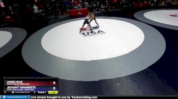 126 lbs Champ. Round 2 - James Ruiz, Rough House Wrestling vs Jeovany Navarrete, Chico High School Wrestling