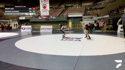 Cadet Boys Lower - 88-94 1st Place Match - Mason Filstrup, PRIDE Wrestling Club vs Noah Lira, Inland Elite Wrestling Club