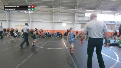 72 lbs Round 7 (8 Team) - Ben Largent, Neighborhood Wrestling vs Andrew Morgan, Donahue WA