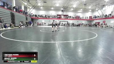133 lbs Champ. Round 2 - Brady Baker, Pitt-Johnstown vs Treygen Morin, West Liberty