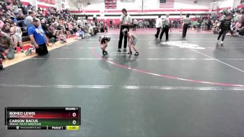 60 lbs Round 1 - Romeo Lewis, Bronco Wrestling vs Carson Bacus, Odessa Youth Wrestling