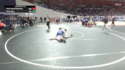 6A Boys 106 lbs Semifinal - Kiah Worthington, Newberg Boys vs Max Bell, West Linn Boys