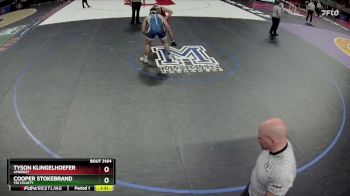 Quarterfinal - Cooper Stokebrand, Tri County vs Tyson Klingelhoefer, Amherst