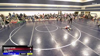 68 lbs Round 1 (6 Team) - Reagan Elton, Utah 2 vs Amia Smith, Oregon