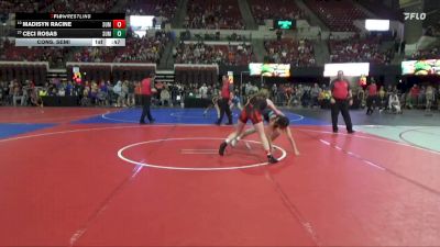 123 lbs Cons. Semi - Madisyn Racine, Minot Majettes vs Ceci Rosas, Scrap Yard Garage