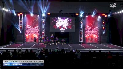 POWER - PREDATORS [2026 L3 Junior - Flex - D2 - Small - A DAY 1] 2026 JAMfest Cheer Super Nationals