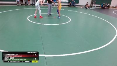 117 lbs Cons. Round 2 - Tanner Delay, Thermopolis Wrestling Club vs Sean Gose, Moorcroft Mat Masters Wrestling Club