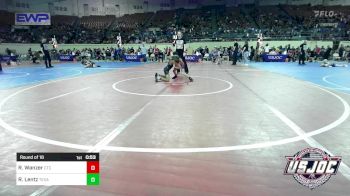 61 lbs Round Of 16 - Randy Wanzer, Chandler Takedown Club vs Ryder Lentz, Texas Elite Wrestling