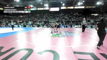 6A 120 lbs Cons. Round 1 - Logan Casch, Timberline vs Hunter Sackett, Borah