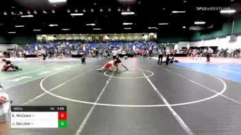 160 lbs Consolation - Erik McCown, CA vs James DeLuise, PA