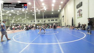 118 lbs Rr Rnd 9 - Gianna Montegari, Kraken Black - Girls vs Hadley Heaster, Triumph Trained - Girls