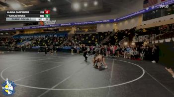 125 lbs Champ. Round 2 - Alaina Carpenter, Clinton vs Karlie Kruse, Ankeny