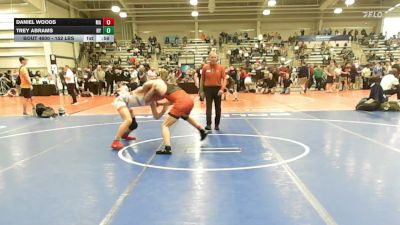152 lbs Consi Of 64 #2 - Daniel Woods, MA vs Trey Abrams, NY
