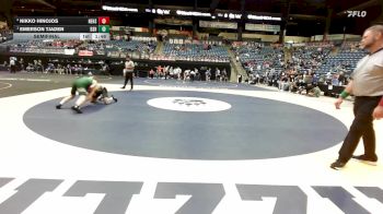 165 lbs Semifinal - Emerson Tjaden, De Soto HS vs Nikko Hinojos, Newton HS