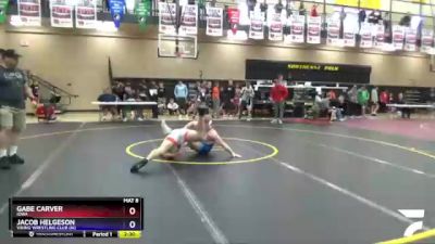 170 lbs Semifinal - Gabe Carver, Iowa vs Jacob Helgeson, Viking Wrestling Club (IA)