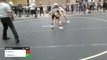 132 lbs Round Of 32 - Max Santos, Rio Rancho HS vs Connor Peterson, Dust Devils