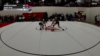 57 kg Champ. Round 2 - Christian Forbes, Oklahoma Regional Training Center vs Brady Byrd, Warrior Regional Training Center