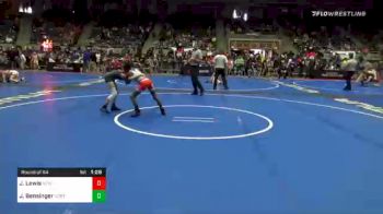 76 lbs Prelims - Jayshaun Lewis, New Mexico Wolfpack vs Jaron Bensinger, Northern Exposure WC