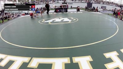 115 lbs Sarina Gunn, Virginia vs Sadie Rhoades, Utah