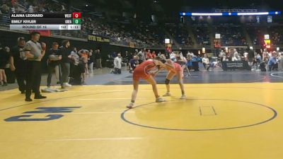 118 lbs Round Of 16 - Alaina Leonard, West Allegheny vs Emily Kivler, Greater Nanticoke