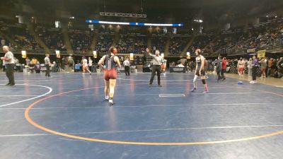 130 lbs Round Of 16 - Lauren Porterfield, Connellsville vs Adalyn Boburchock, Somerset