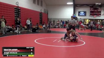 Quarterfinal - Ryder Douglas, DC Elite vs Braxten Weber, Keokuk Kids Wrestling Club