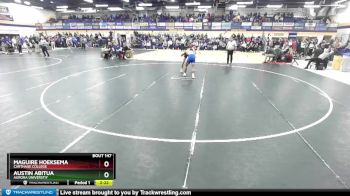 149 lbs Cons. Round 3 - Austin Abitua, Aurora Universtiy vs Maguire Hoeksema, Carthage College