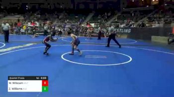 85 lbs Quarterfinal - Whitley Wilscam, South Central Punishers vs Zy'erre Williams, Rivertown Wrestling Wolves