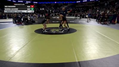 100 lbs Round Of 32 - Mia Navarro, Palm Desert (SS) vs Marisa Alvarez, Banning (LA)