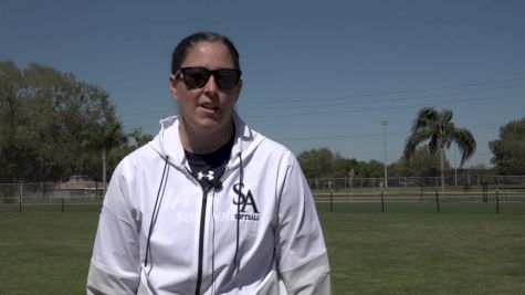 St. Anselm Coach Gagnon On Morgan Perry's Performance In The Circle