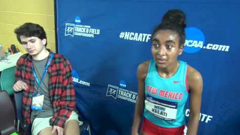 New Mexico's Weini Kelati Happy To Get 2nd In The 5K