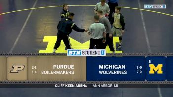 Purdue vs Michigan | 2019 NCAA Wrestling