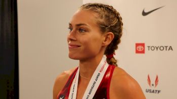 Colleen Quigley Takes Third In Steeple With Bumpy Build-Up