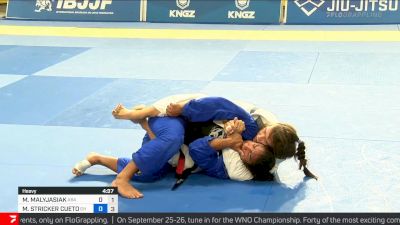 Pressure Leads To Short Choke Finish for Maria Malyjasiak